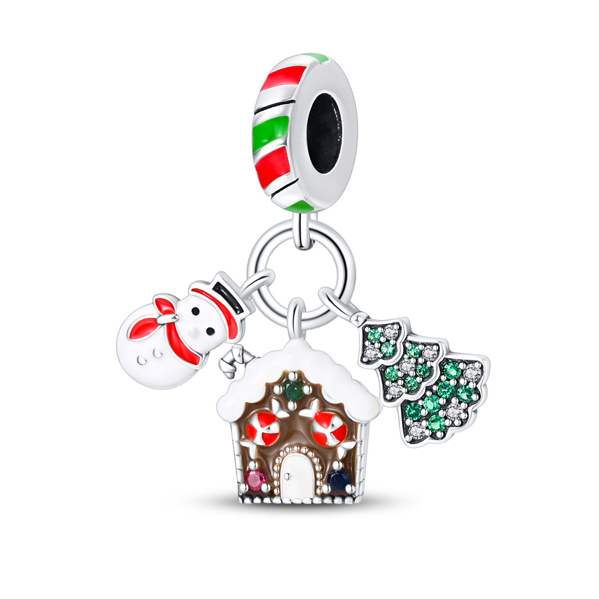 Charms Motivos Navideños Plata de Ley s925