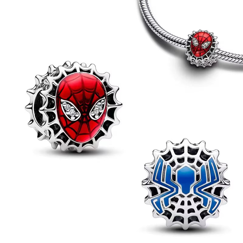Charm Máscara de Spider-Man en Plata 925