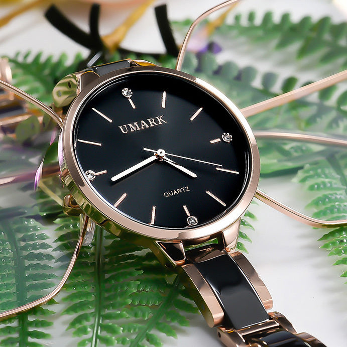 Reloj de Ceramica Diamonds Waterproof