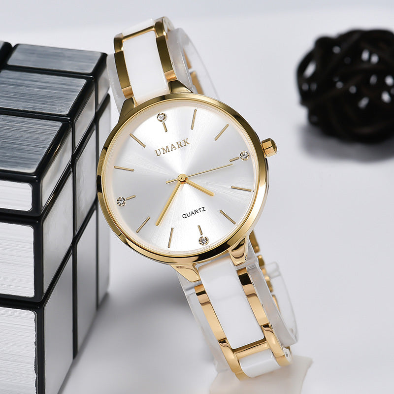 Reloj de Ceramica Diamonds Waterproof