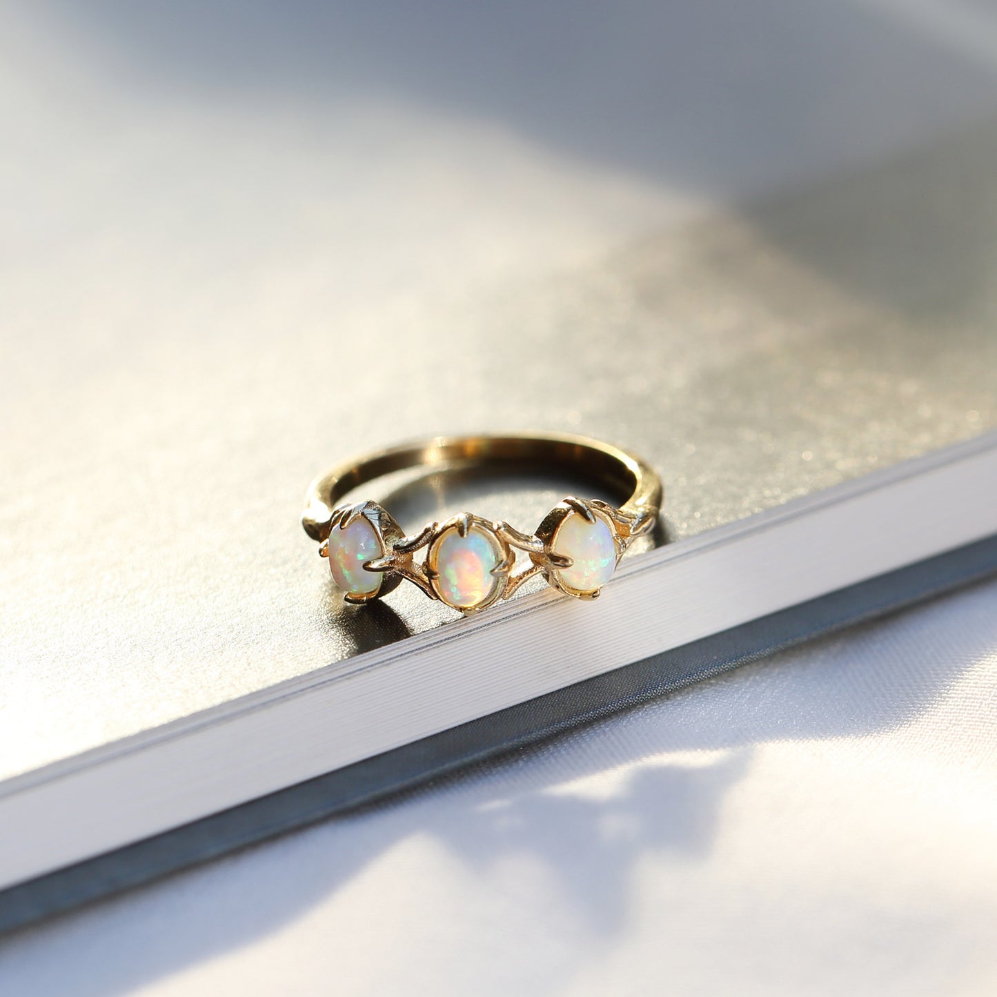 Luz Japonesa Anillo de plata de ley 925