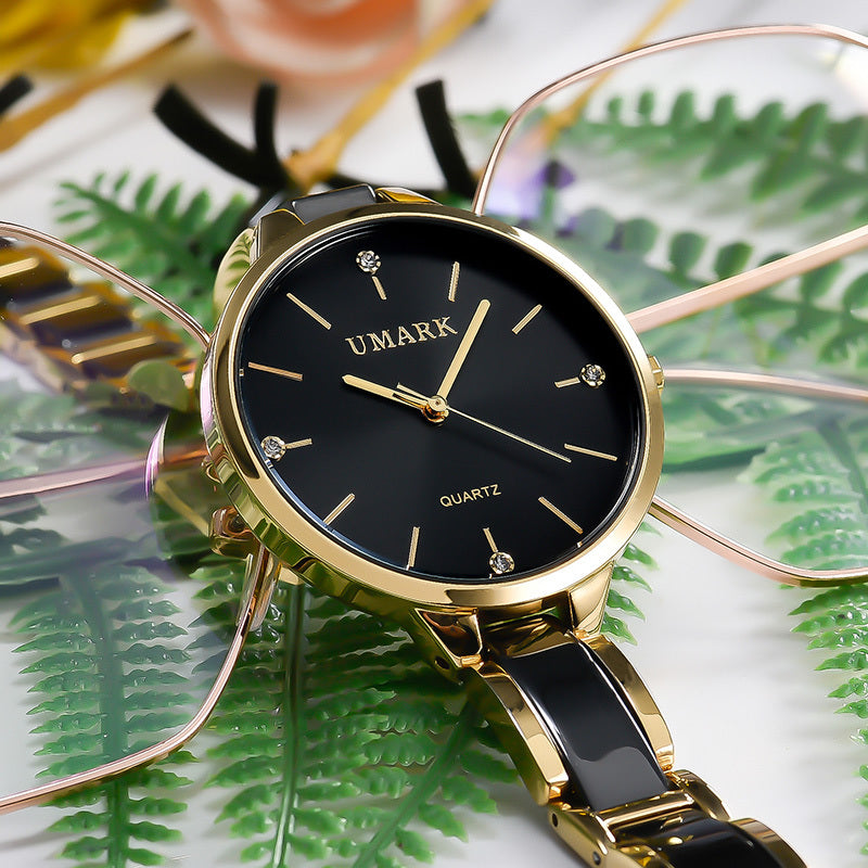 Reloj de Ceramica Diamonds Waterproof