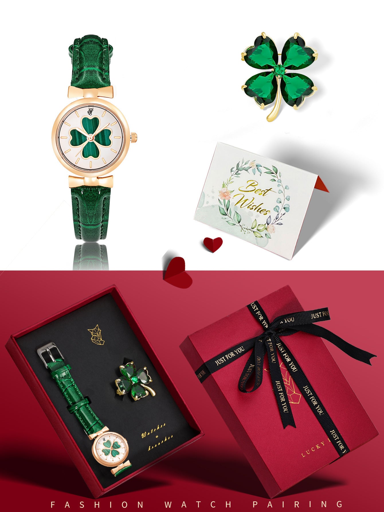 Reloj Trébol con Broce de Mujer