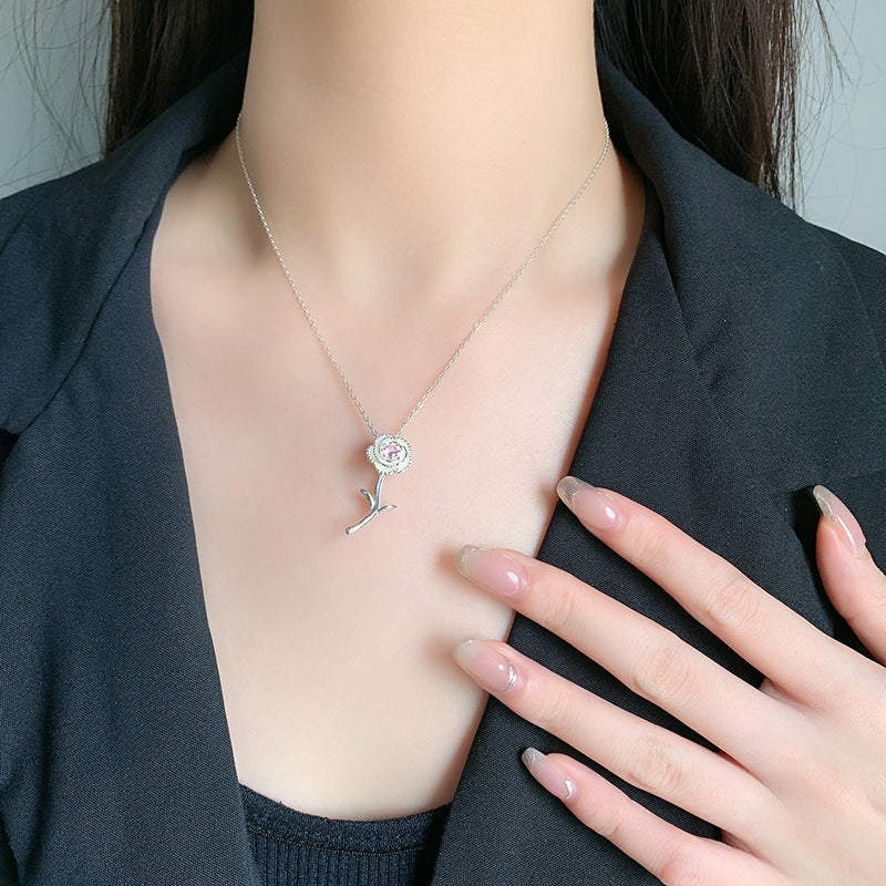 Cherry Blossom Colgante plata de ley s925