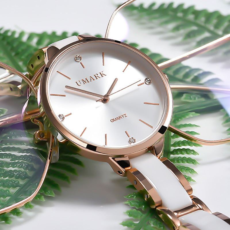 Reloj de Ceramica Diamonds Waterproof