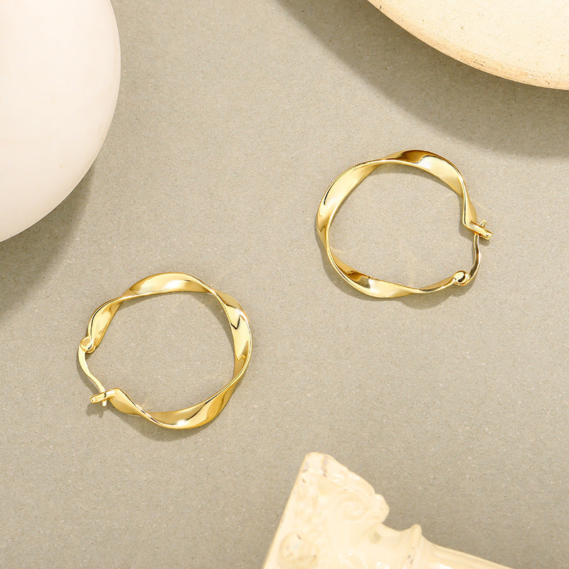 Pendientes de Aros plata d ley 925