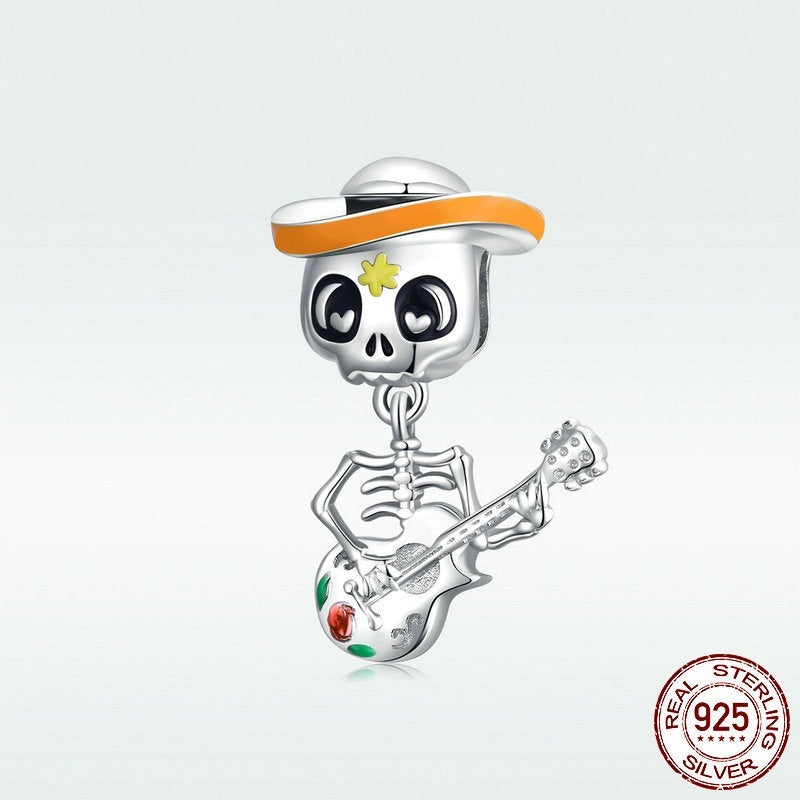 Charm Miguel Guitarrista (Halloween) ✨ Plata de Ley s925