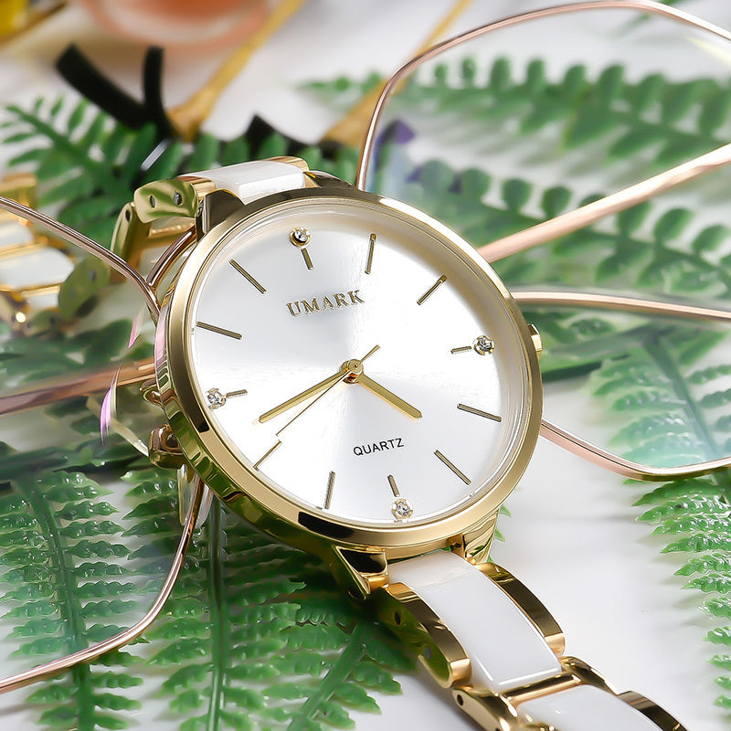 Reloj de Ceramica Diamonds Waterproof