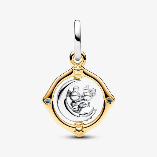 Charm Luna Mickey & Minnie en Plata 925