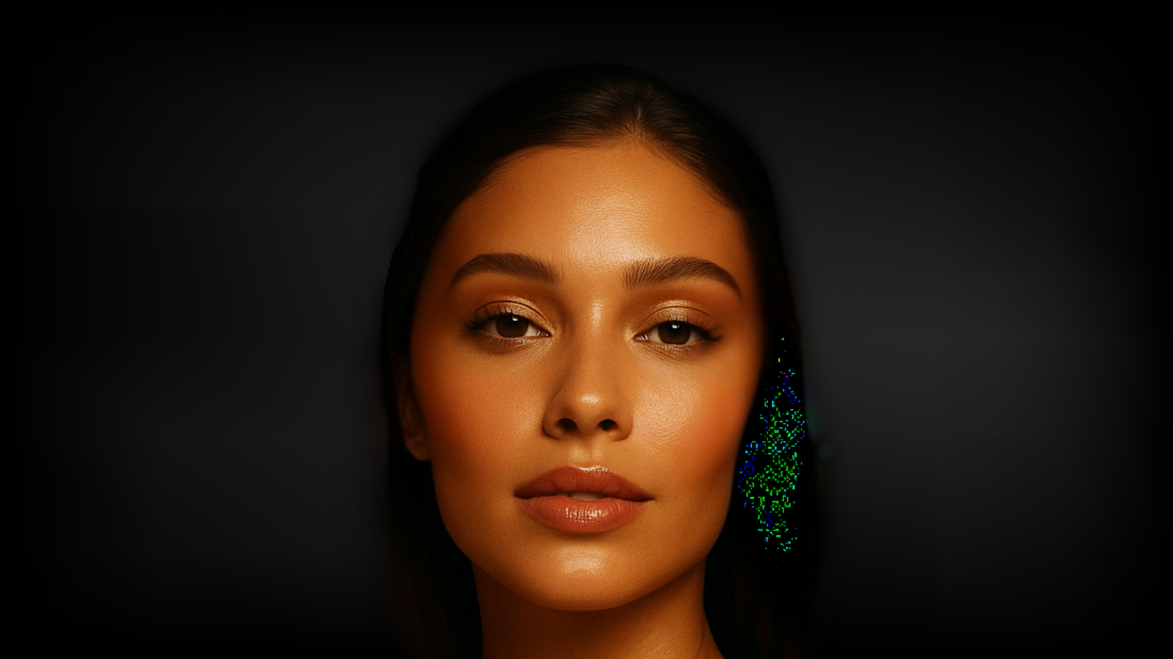 Central model portrait