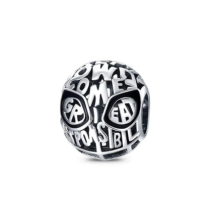 925 Sterling Silver Red Spider Heart Charms Beads Earrings Bracelet Fit 925 Original Bracelets DIY Birthday Jewelry Gifts