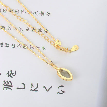 Set completo - Anillo y Pendiente. Estilo Coreano- Plata de ley 925