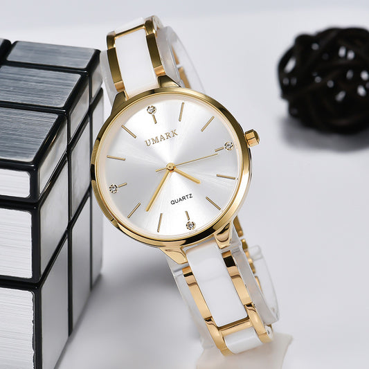 Reloj de Ceramica Diamonds Waterproof