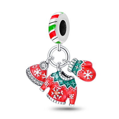 Charms Motivos Navideños Plata de Ley s925