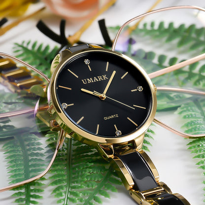 Reloj de Ceramica Diamonds Waterproof