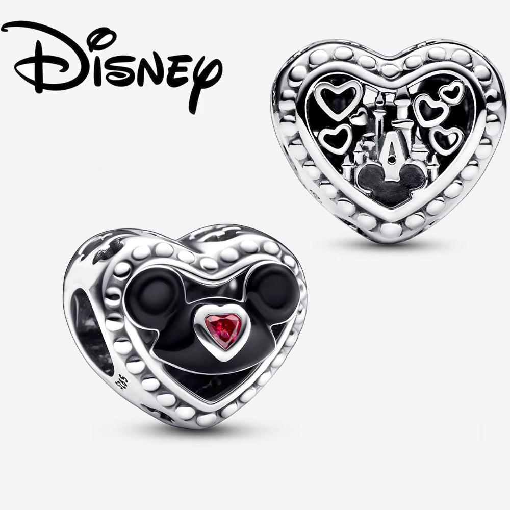 Charm Corazón de Mickey en Plata 925
