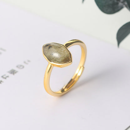 Set completo - Anillo y Pendiente. Estilo Coreano- Plata de ley 925