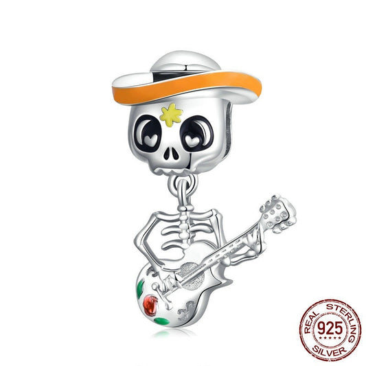Charm Miguel Guitarrista (Halloween) ✨ Plata de Ley s925