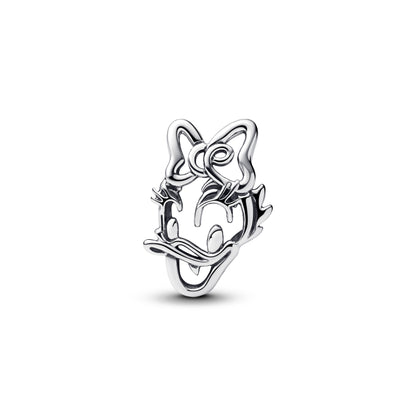 Charm Daisy Duck en Plata 925s